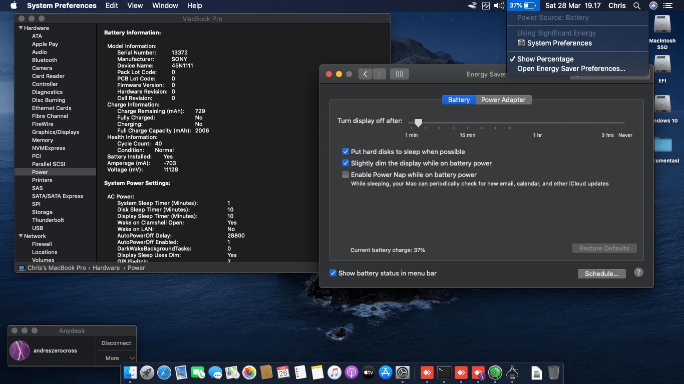 Lenovo Thinkpad X250 2nd [Broadwell   Intel HD 5500] 7